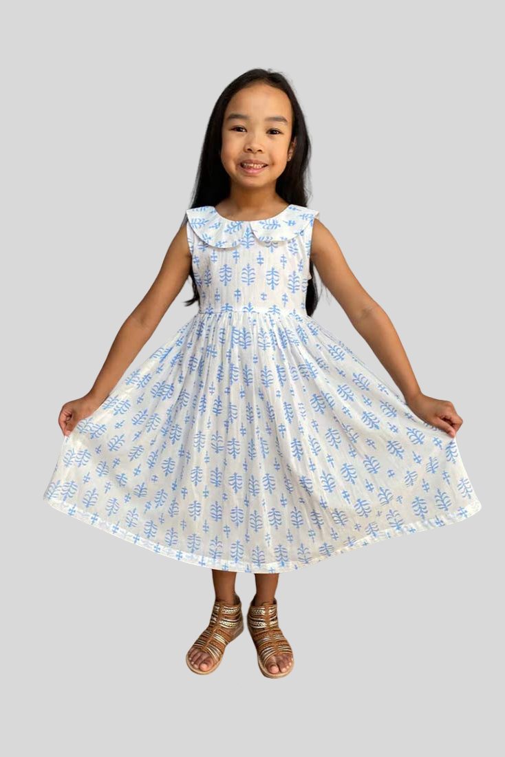 Block Print Girl's Dress