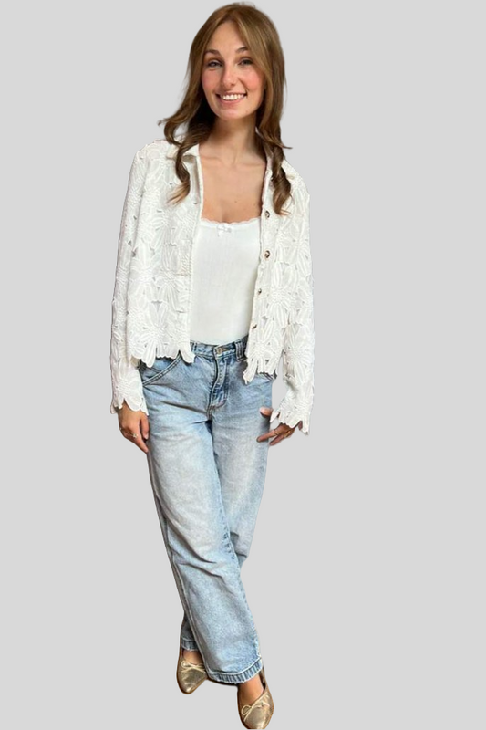 Lace Jacket - White