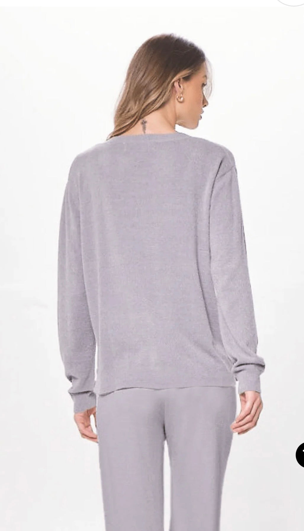 Comfy Cozy Top - Light Gray