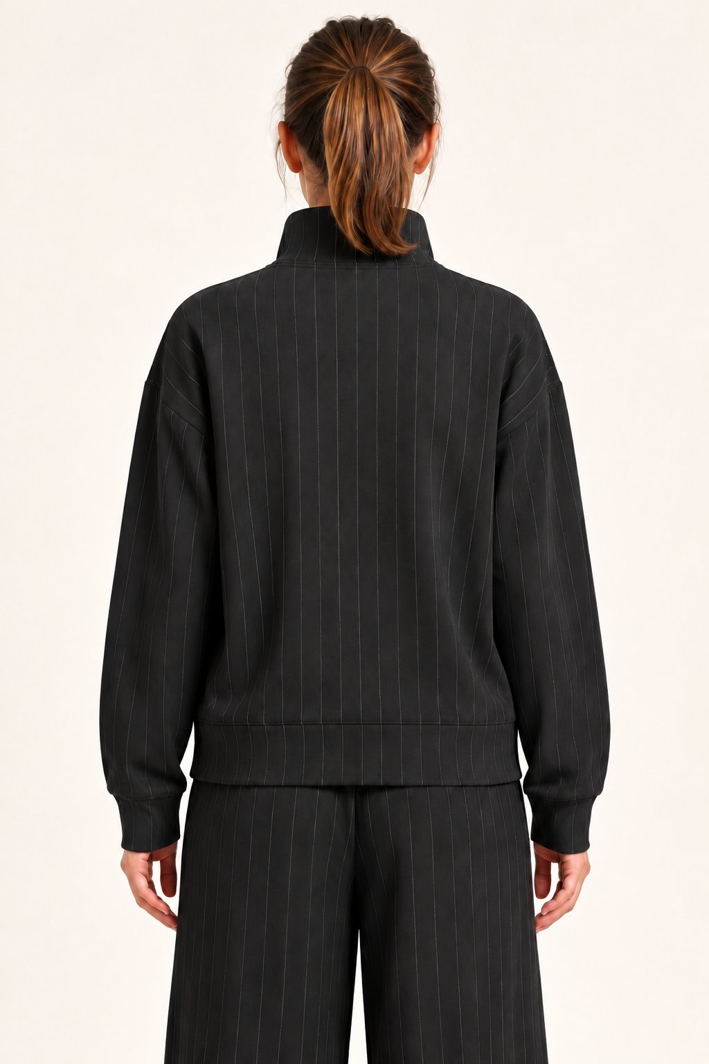Vintage Havana Pinstripe Quarter Zip