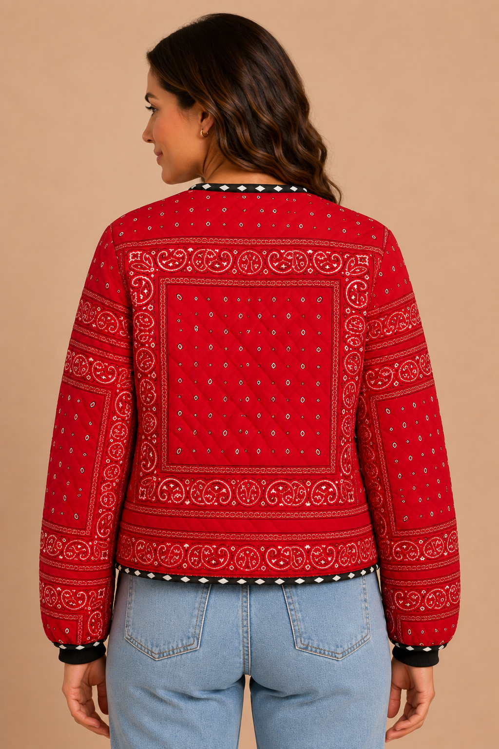 Quilted Bandana Jacket