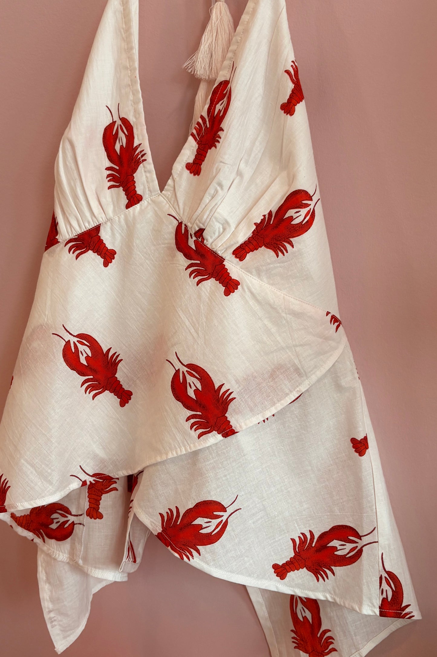Ryann Halter Top - White Lobster