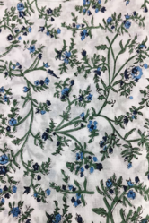 Quinn Skirt - Green & Blue Vine