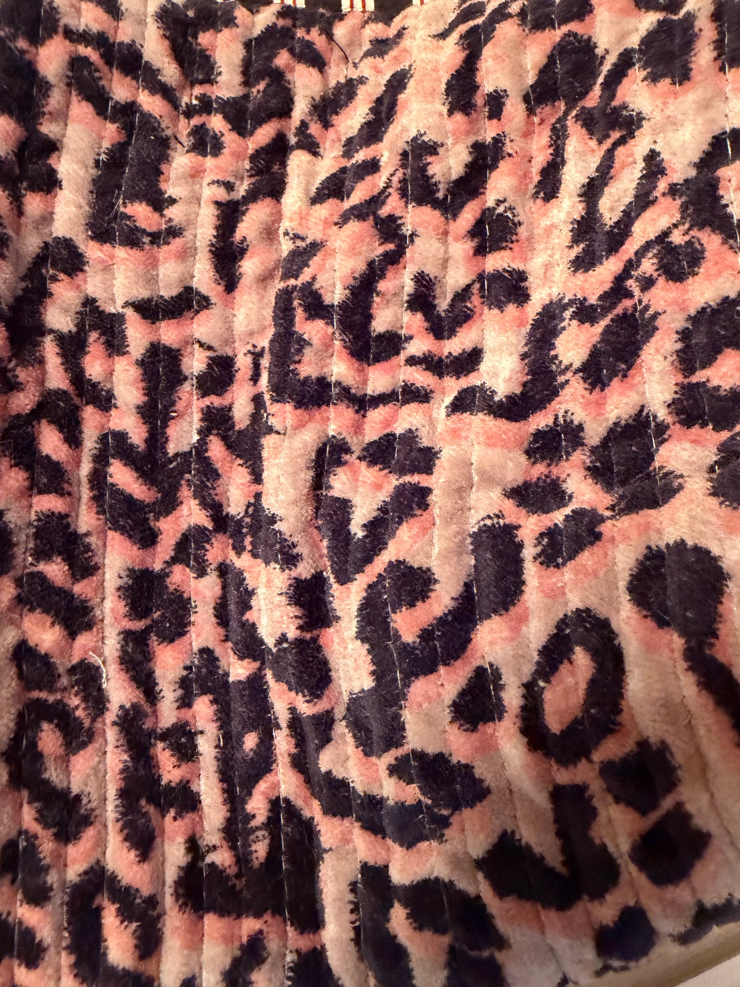 Velvet Nested Cosmetic Bags - Set of 3 - Leopard