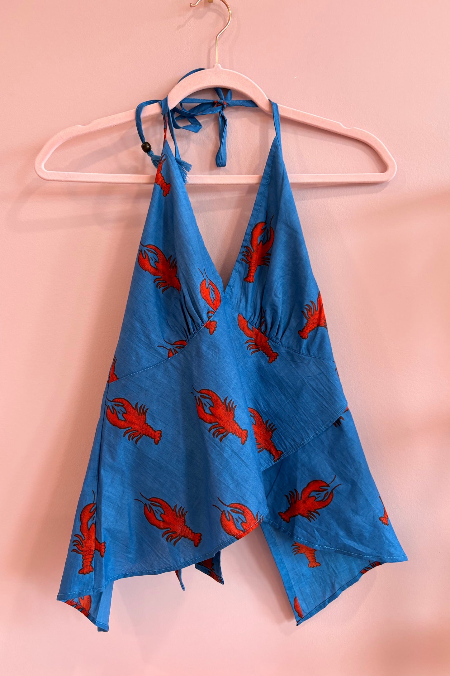 Ryann Halter Top - Blue Lobster