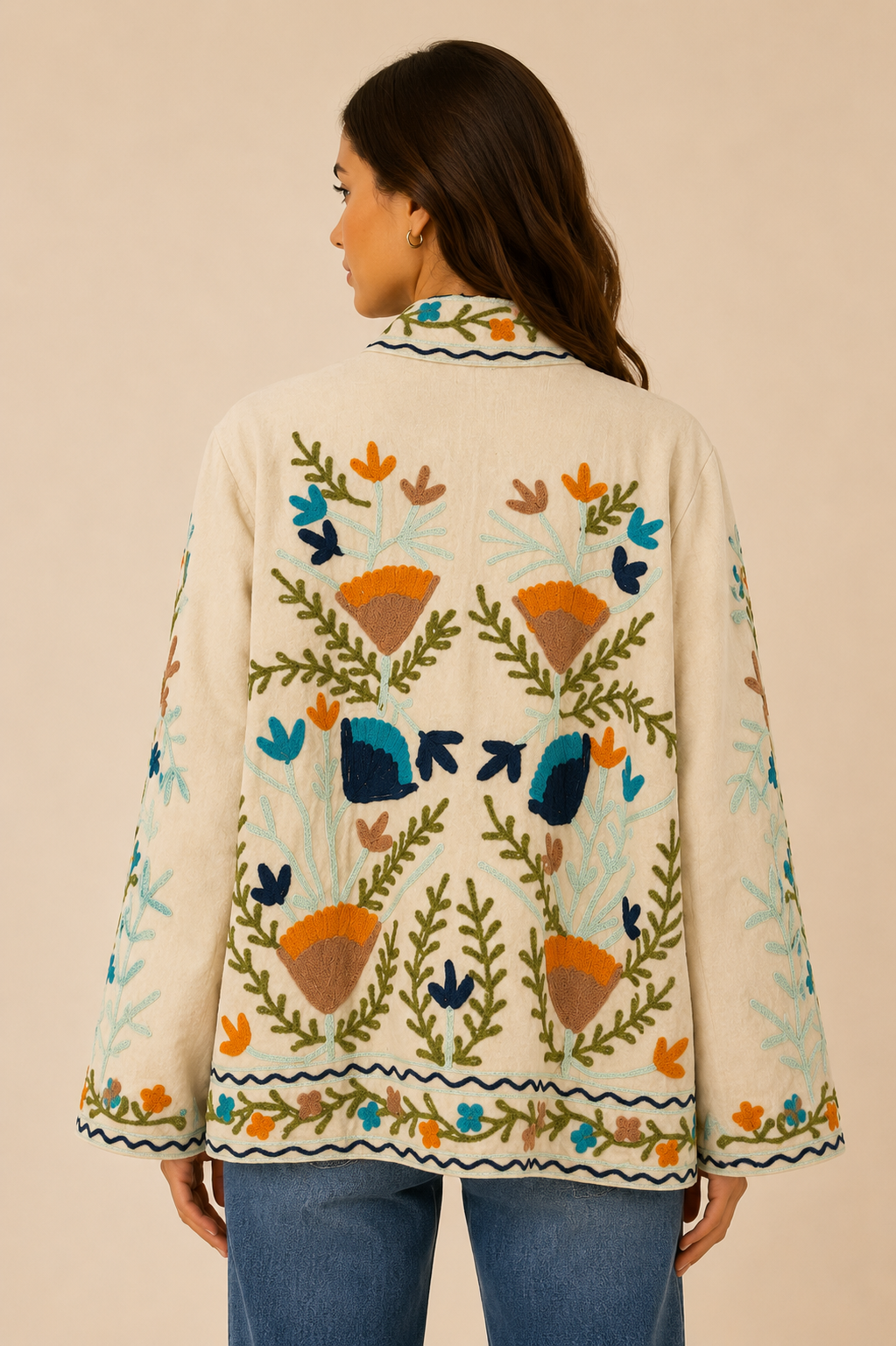 Emmy Embroidered Reversible Jacket