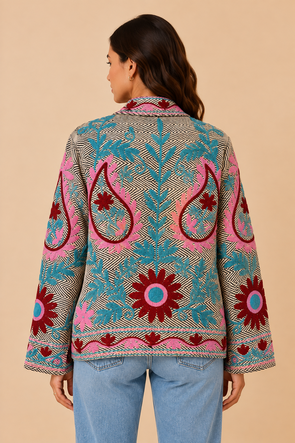 Emmy Embroidered Reversible Jacket
