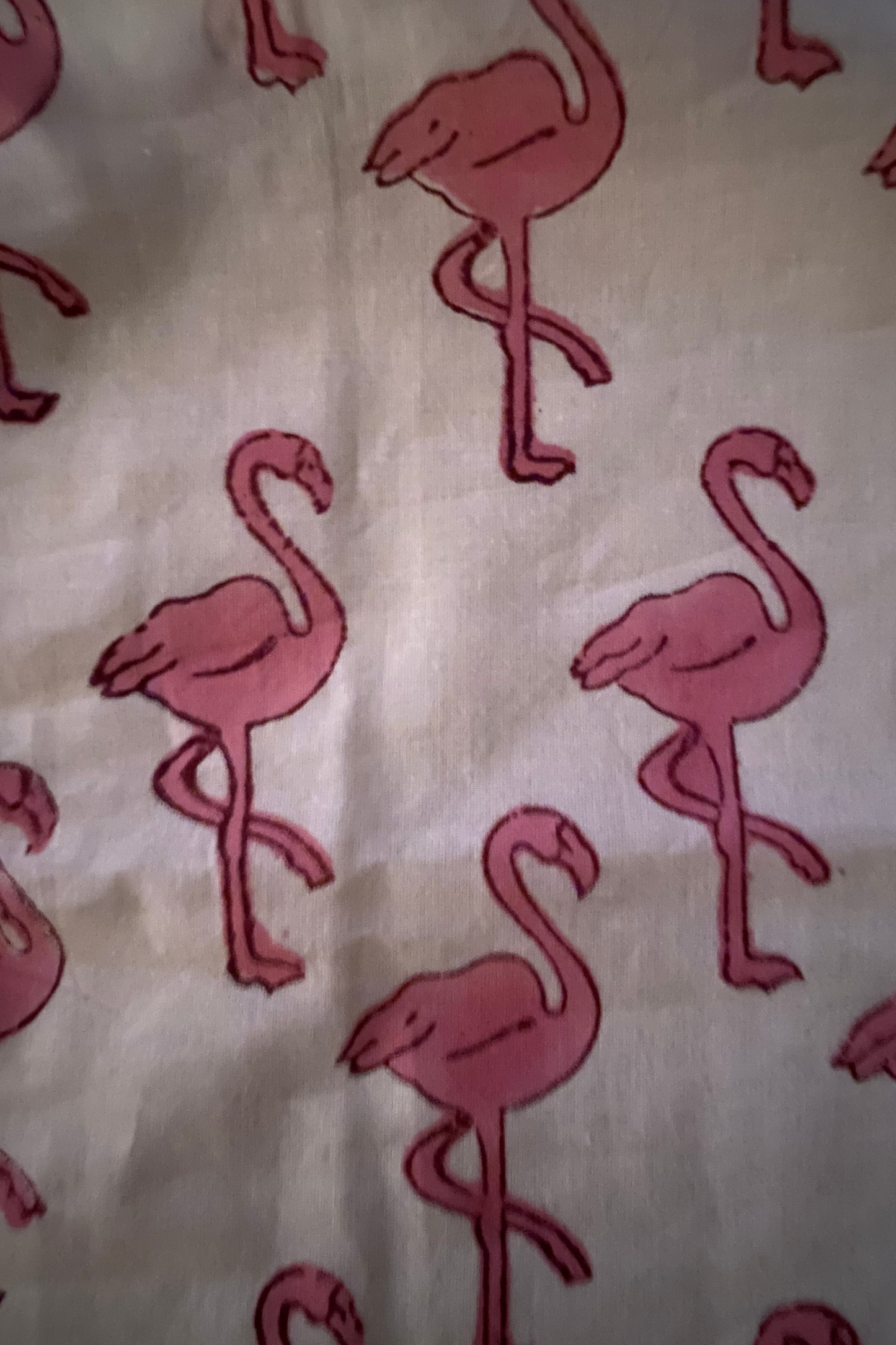 Doggie Bandana/Scarf - Pink Flamingo - Large