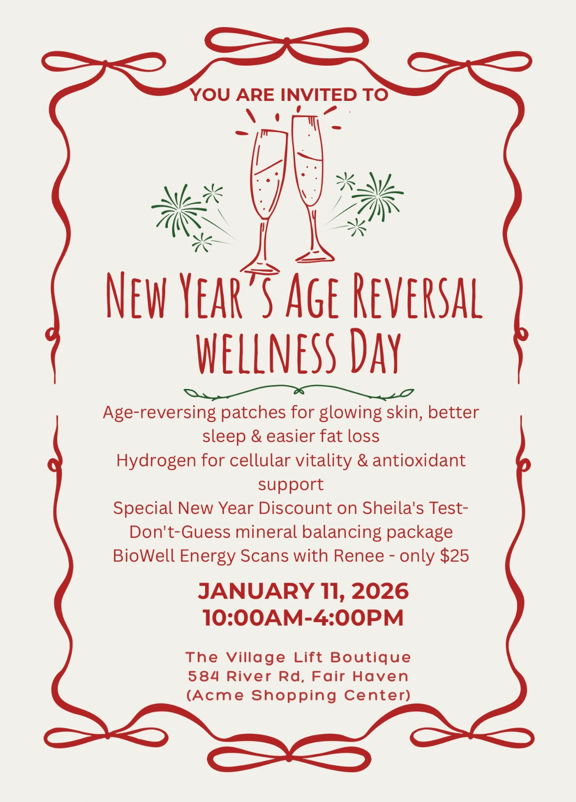 New Year's Age Reversal Wellness Day
