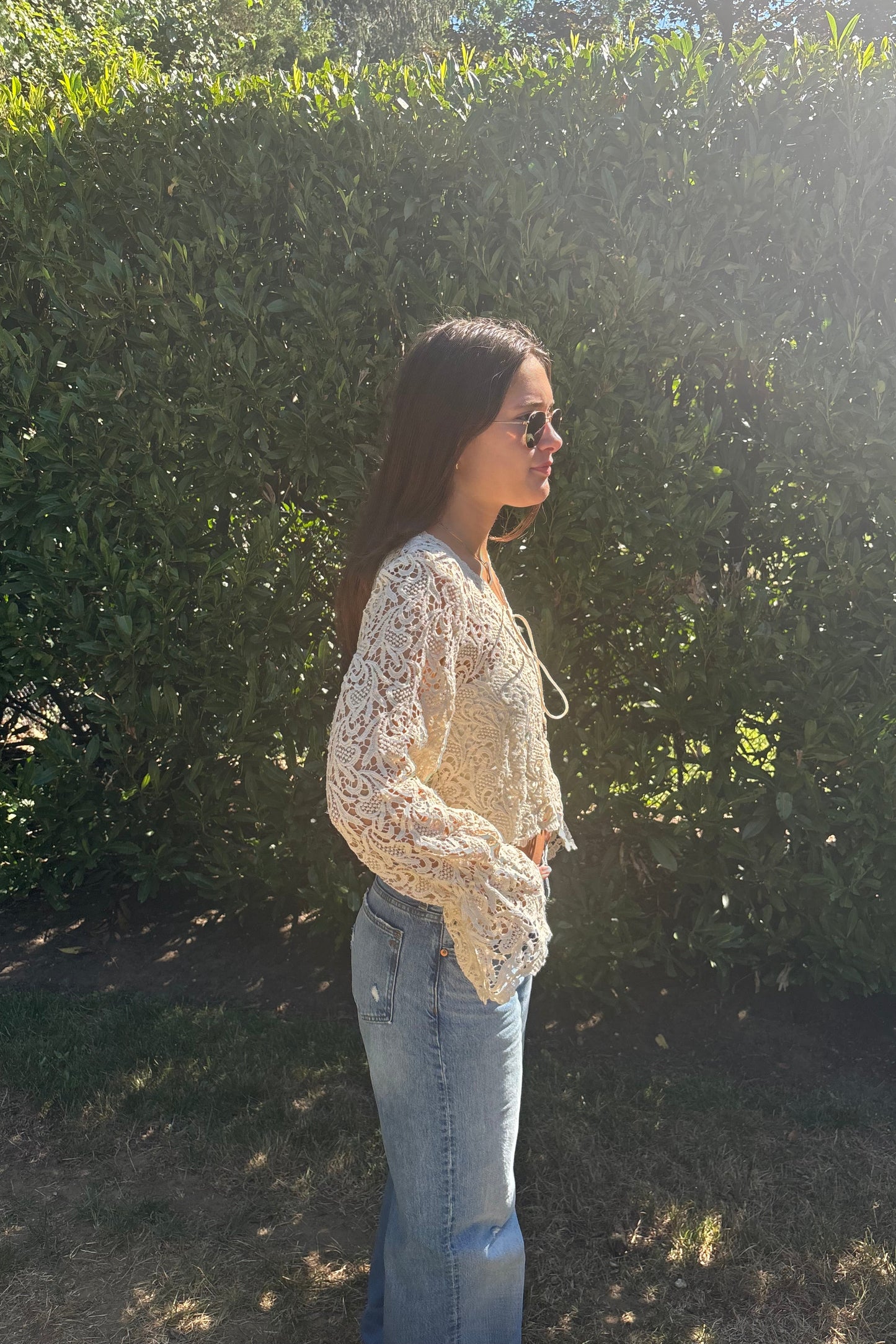 Crochet Cardigan - Ivory