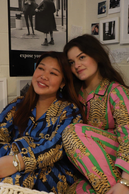 Tiger Print Pajama Set