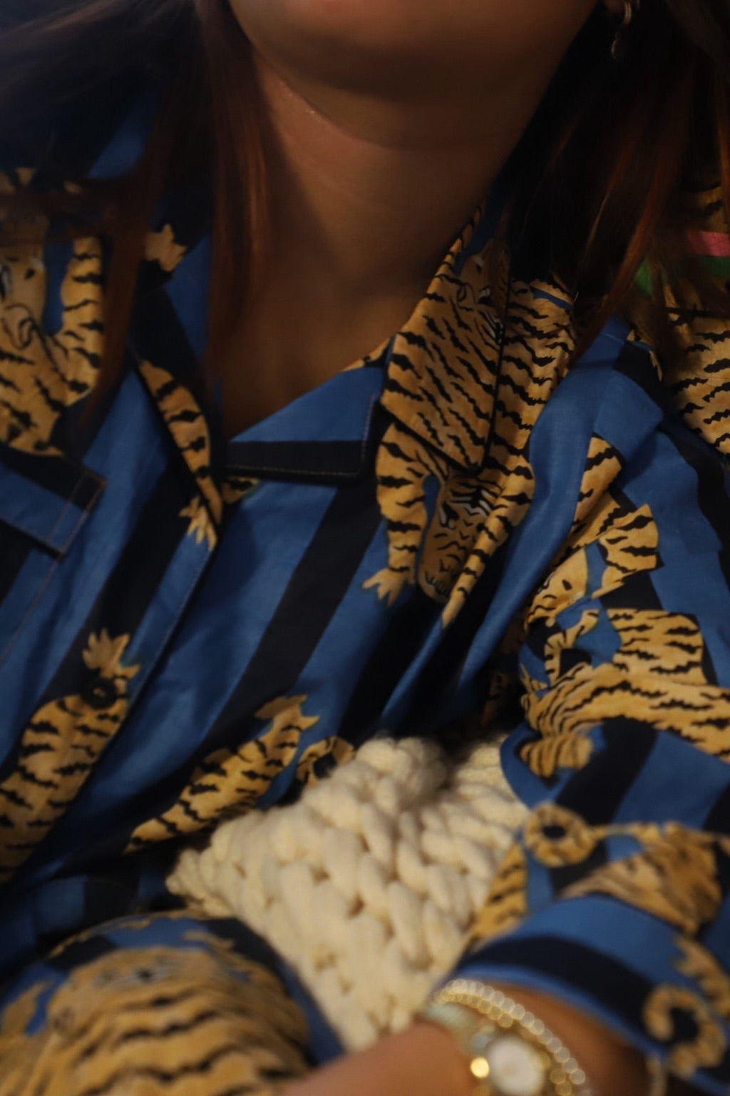 Tiger Print Pajama Set