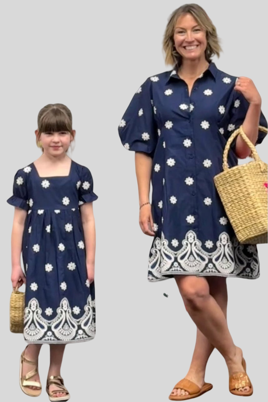 Embroidered Girl's Dress