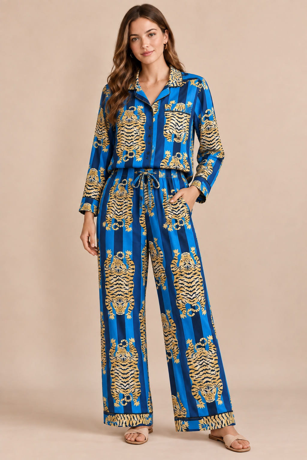 Lisa Long Pajama Set