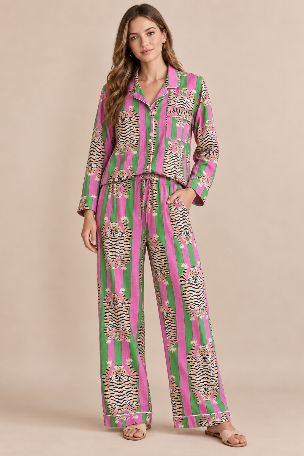 Lisa Long Pajama Set