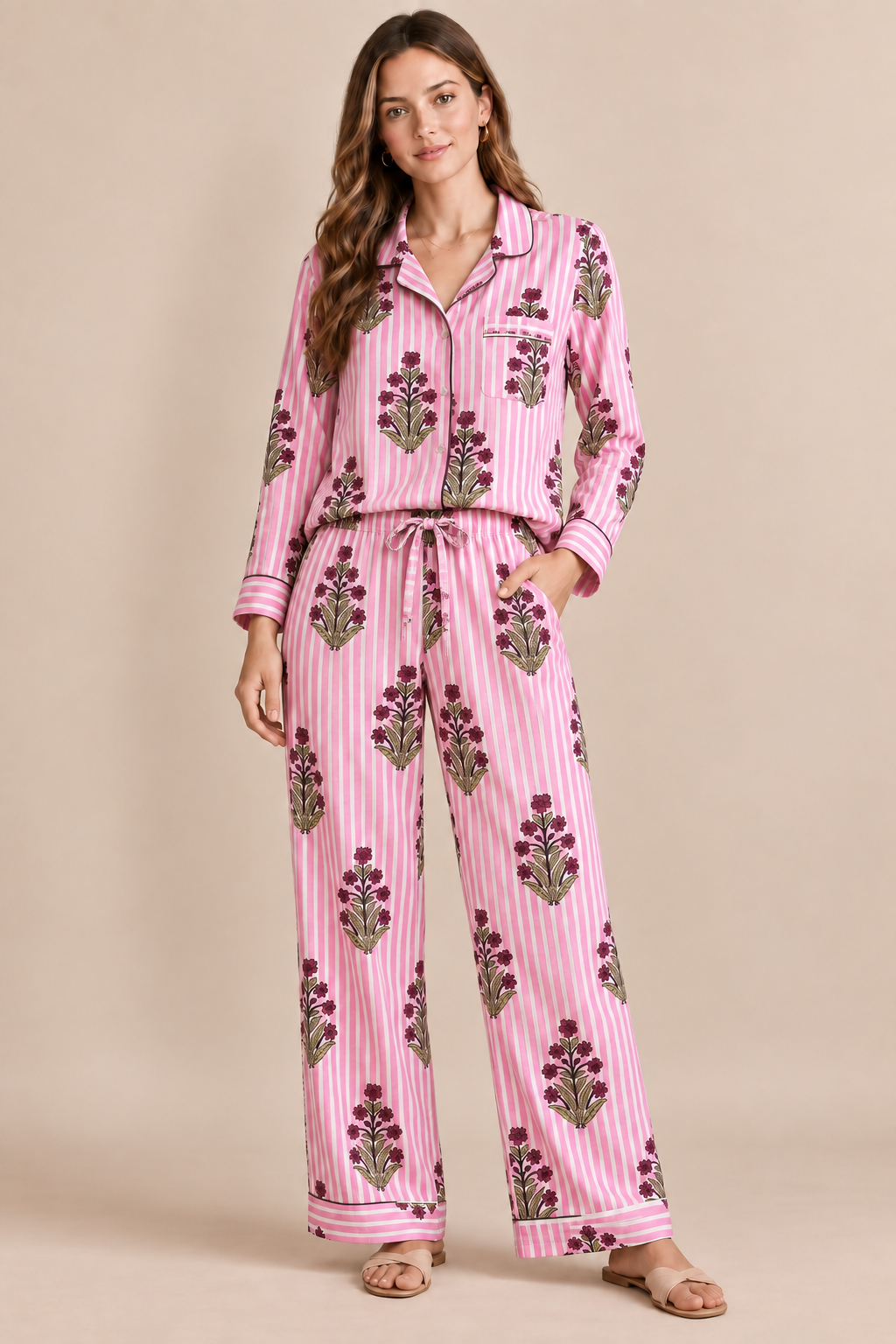 Lisa Long Pajama Set
