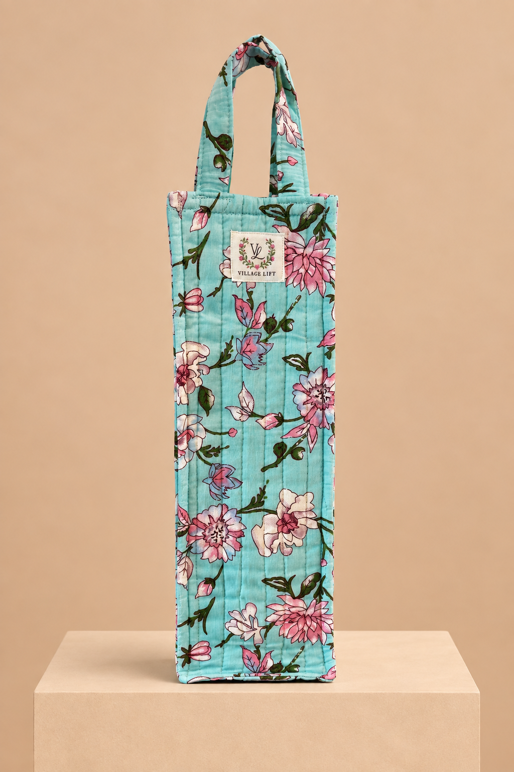 Quilted Wine Tote