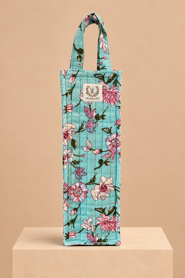 Quilted Wine Tote