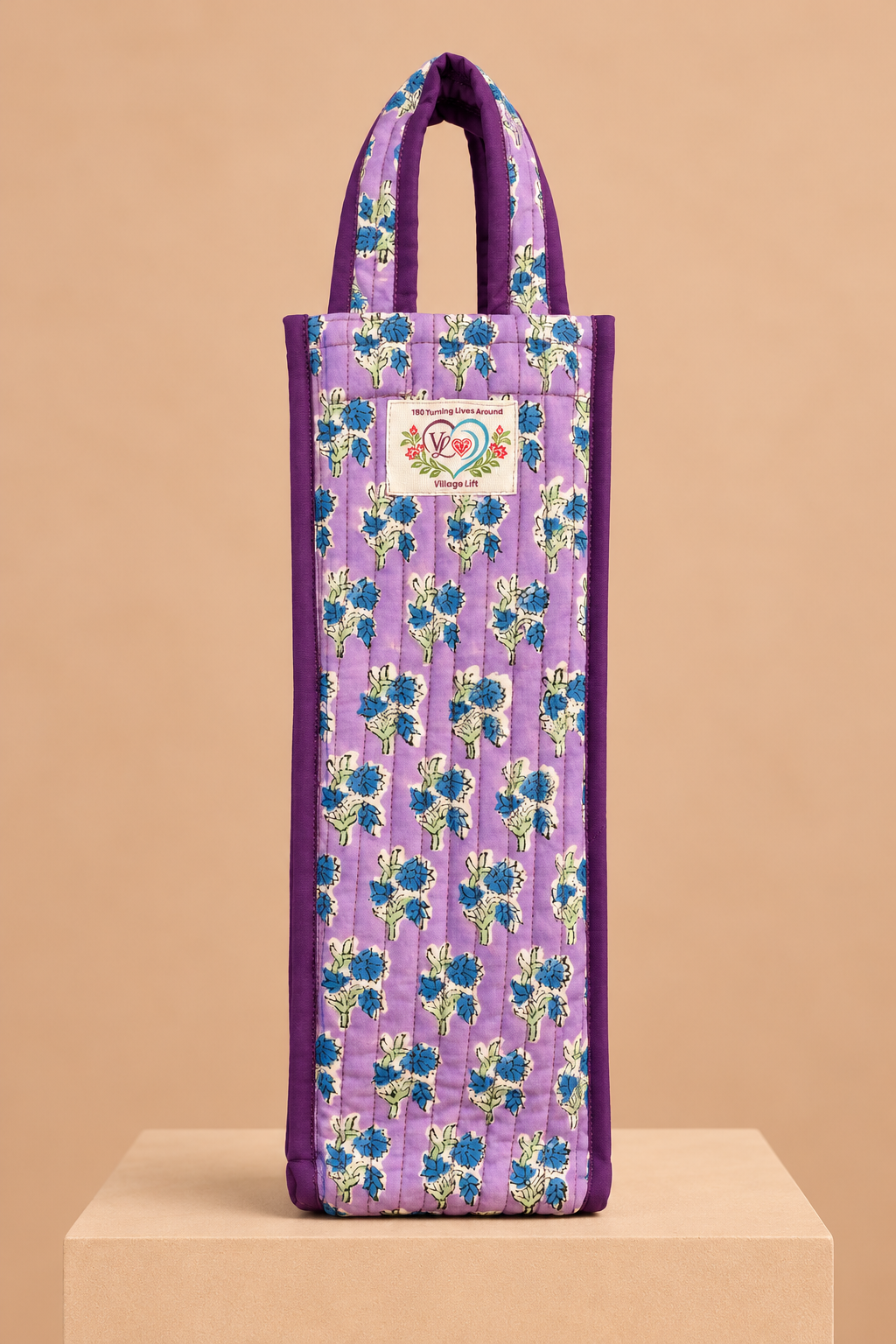 180 x VL Quilted Wine Tote