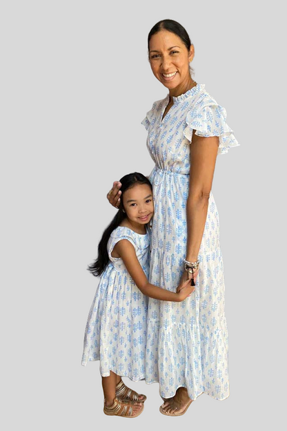 Block Print Girl's Dress