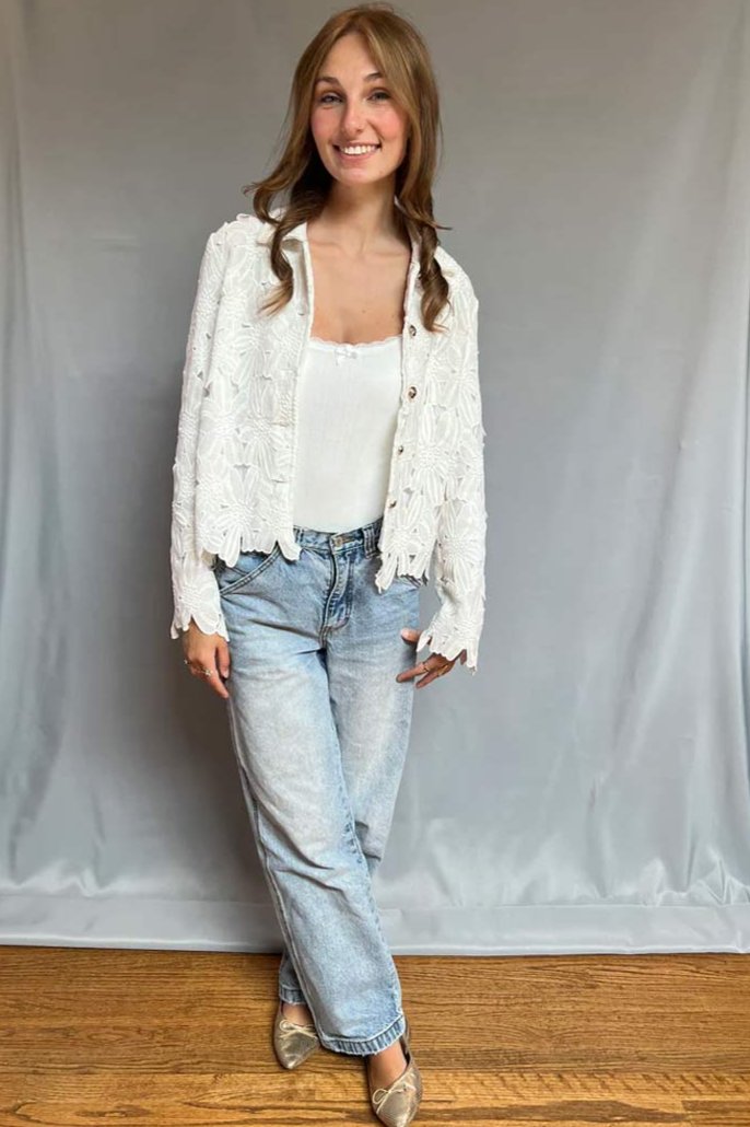 Lace Jacket - White