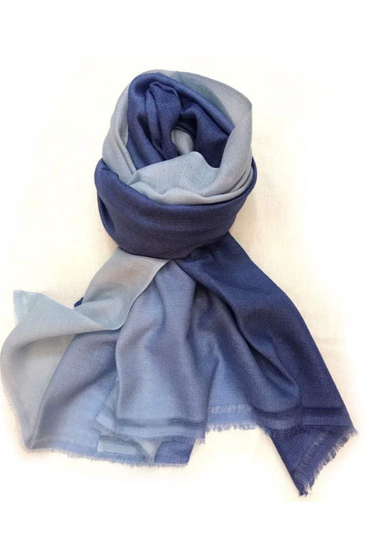 Cashmere Scarf - Blue