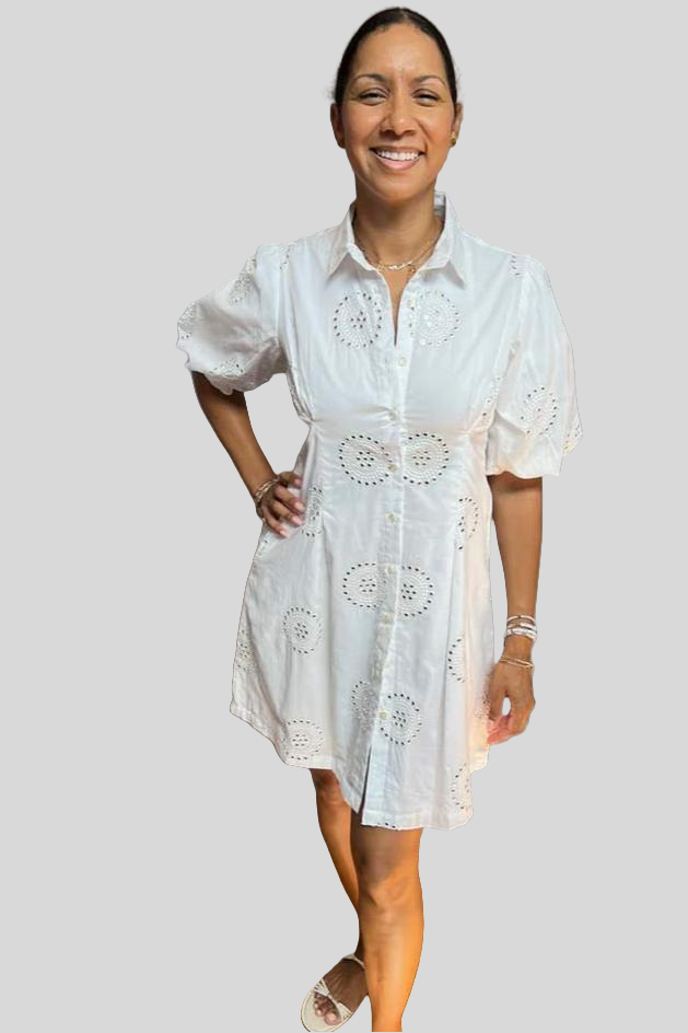 Puff Elegance Contour Dress