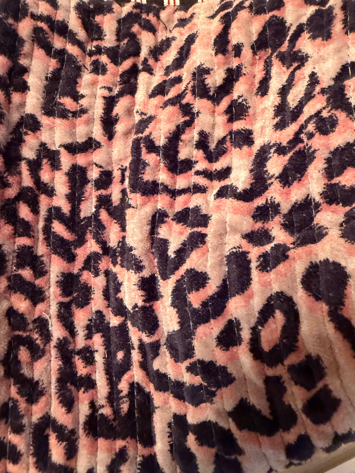Velvet Nested Cosmetic Bags - Set of 3 - Leopard