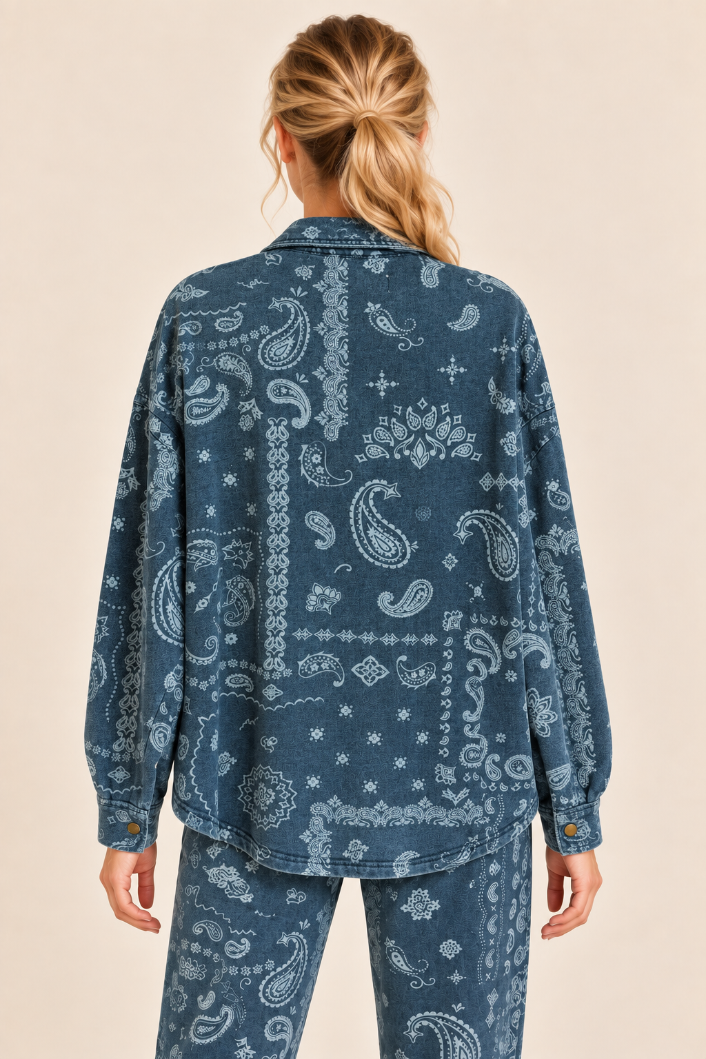 Vintage Havana Bandana Button Up