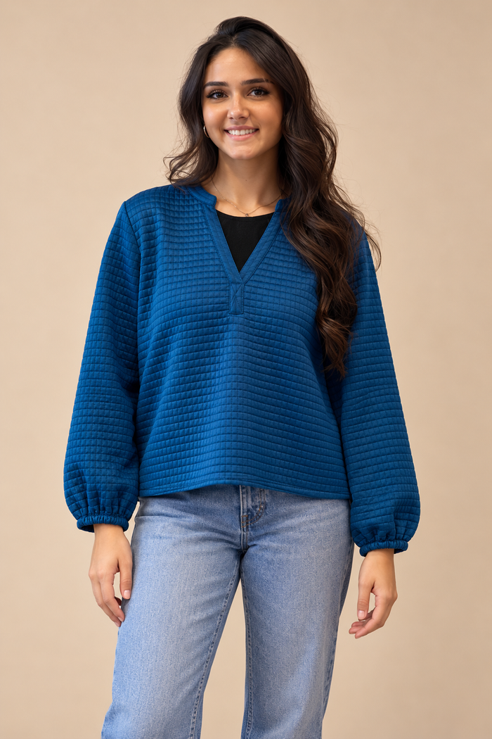 Haley Quilted Top