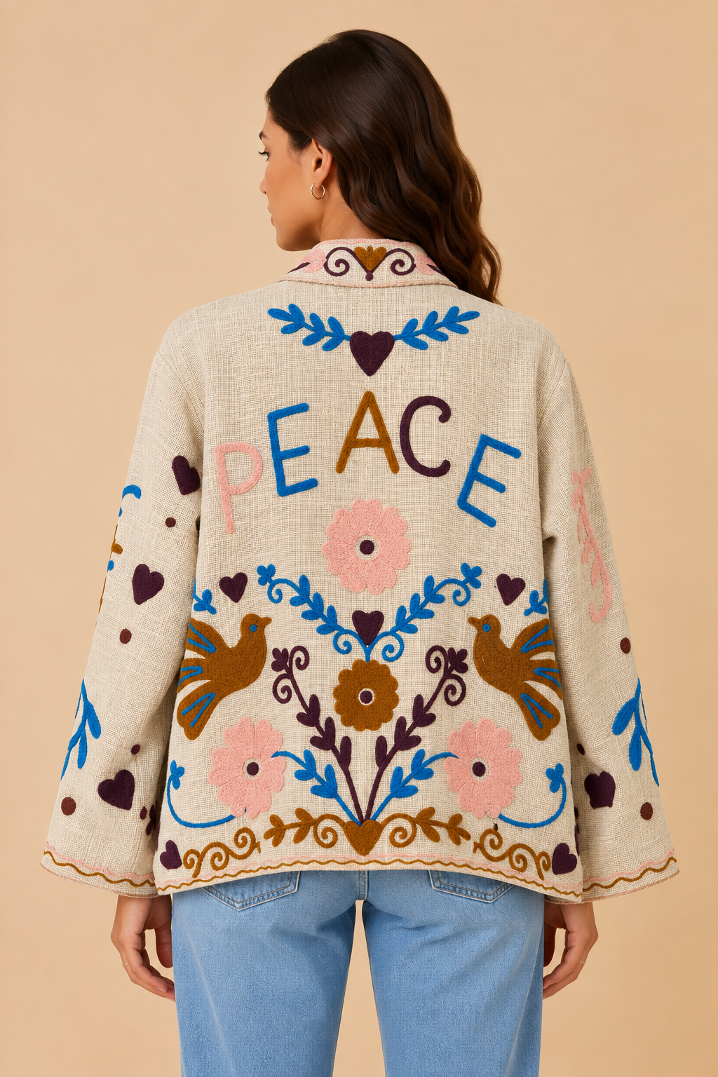 Emmy Embroidered Reversible Jacket
