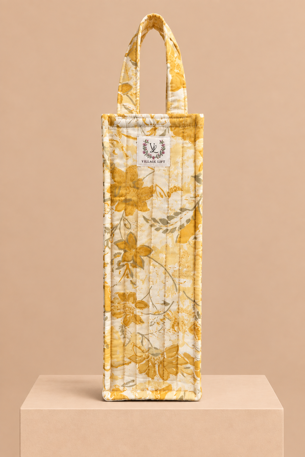 Quilted Wine Tote