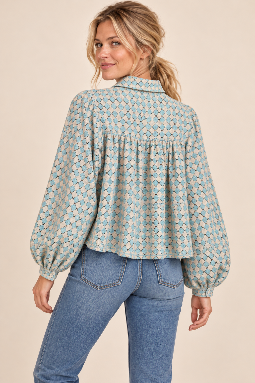 Woven Ally Crop Top