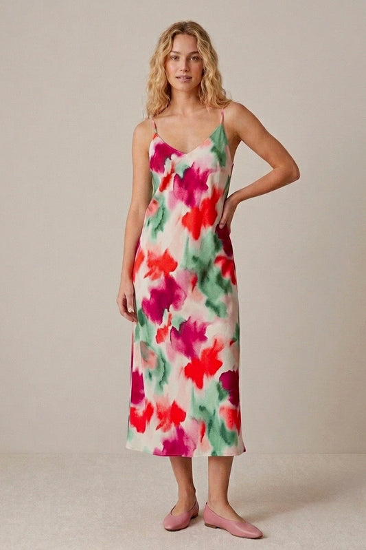 Nikki Slip Dress - Tie Dye