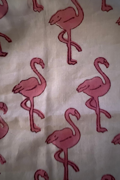 Doggie Bandana/Scarf - Pink Flamingo - Large