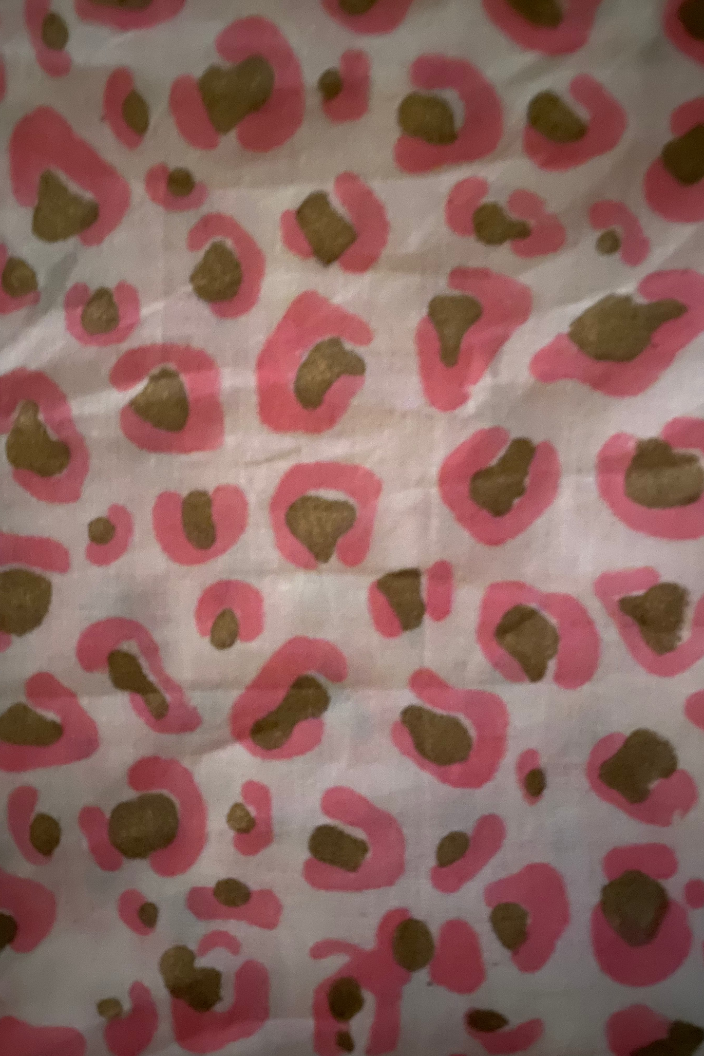 Doggie Bandana/Scarf - Pink Leopard Print - Large