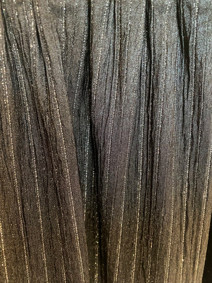 Black Lurex Mini Skirt