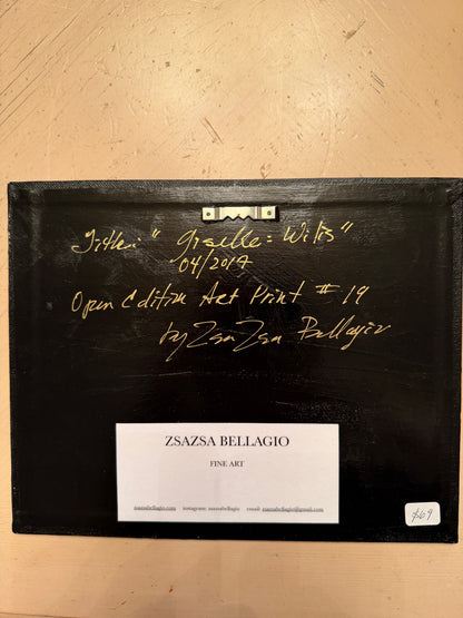 One of a Kind Handcraft Art Print - Giselle