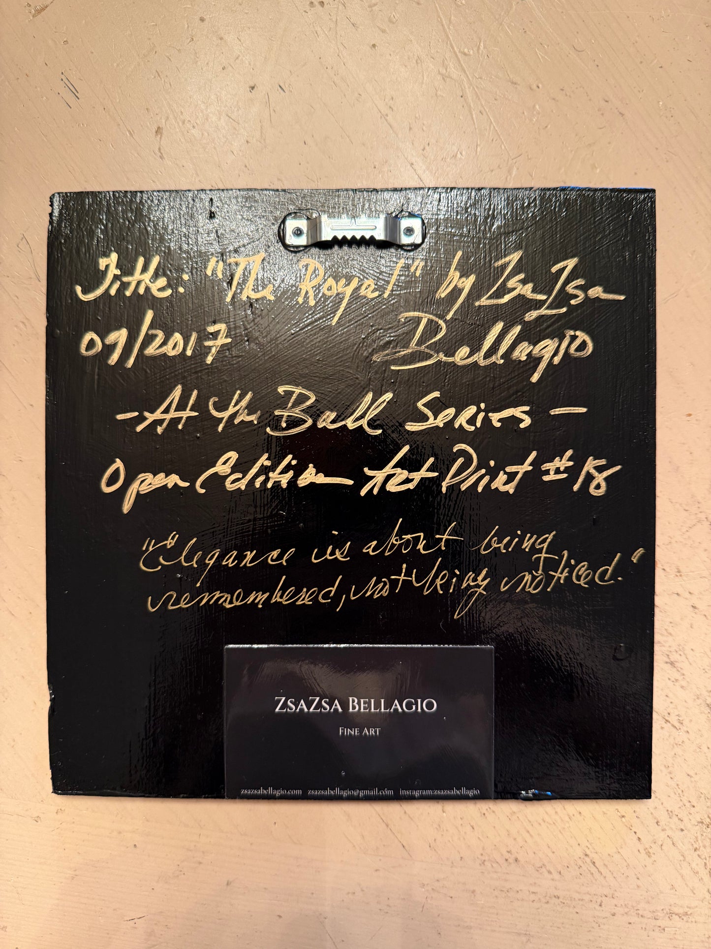 One of a Kind Handcraft Art Print - The Royal