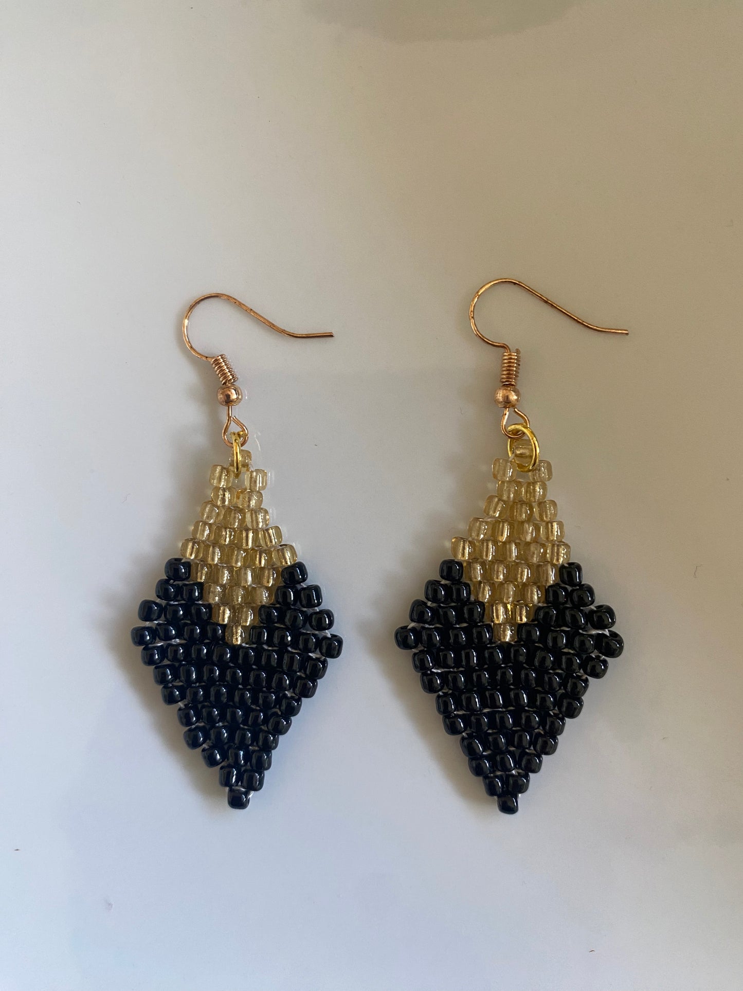 Anasi Earring - Diamond Black & Gold