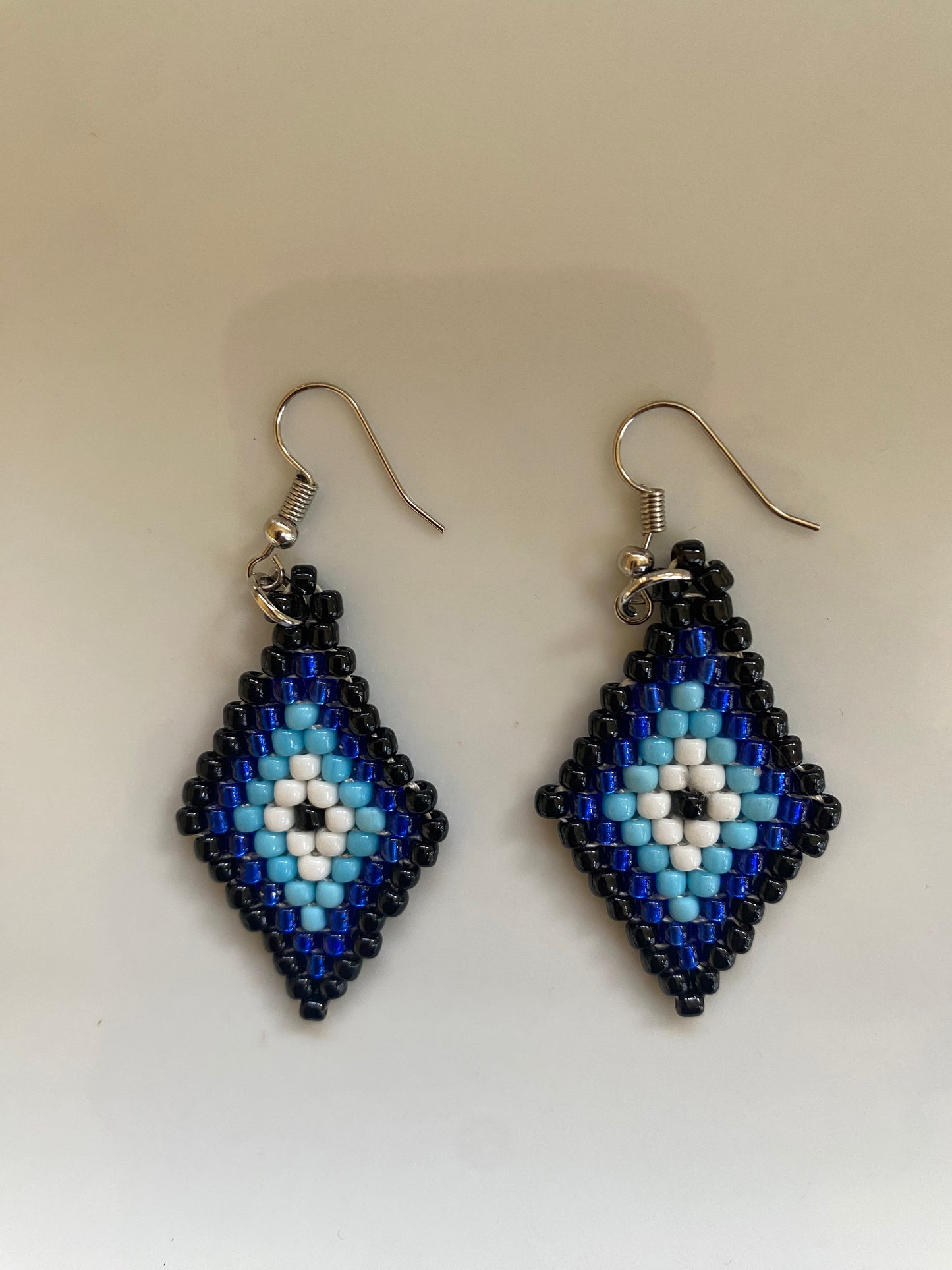 Anasi Earring - Diamond Blues & White