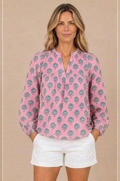 Ally Top - Pink Boti
