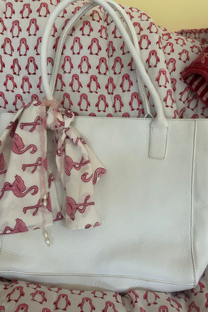 Doggie Bandana/Scarf - Pink Flamingo - Large