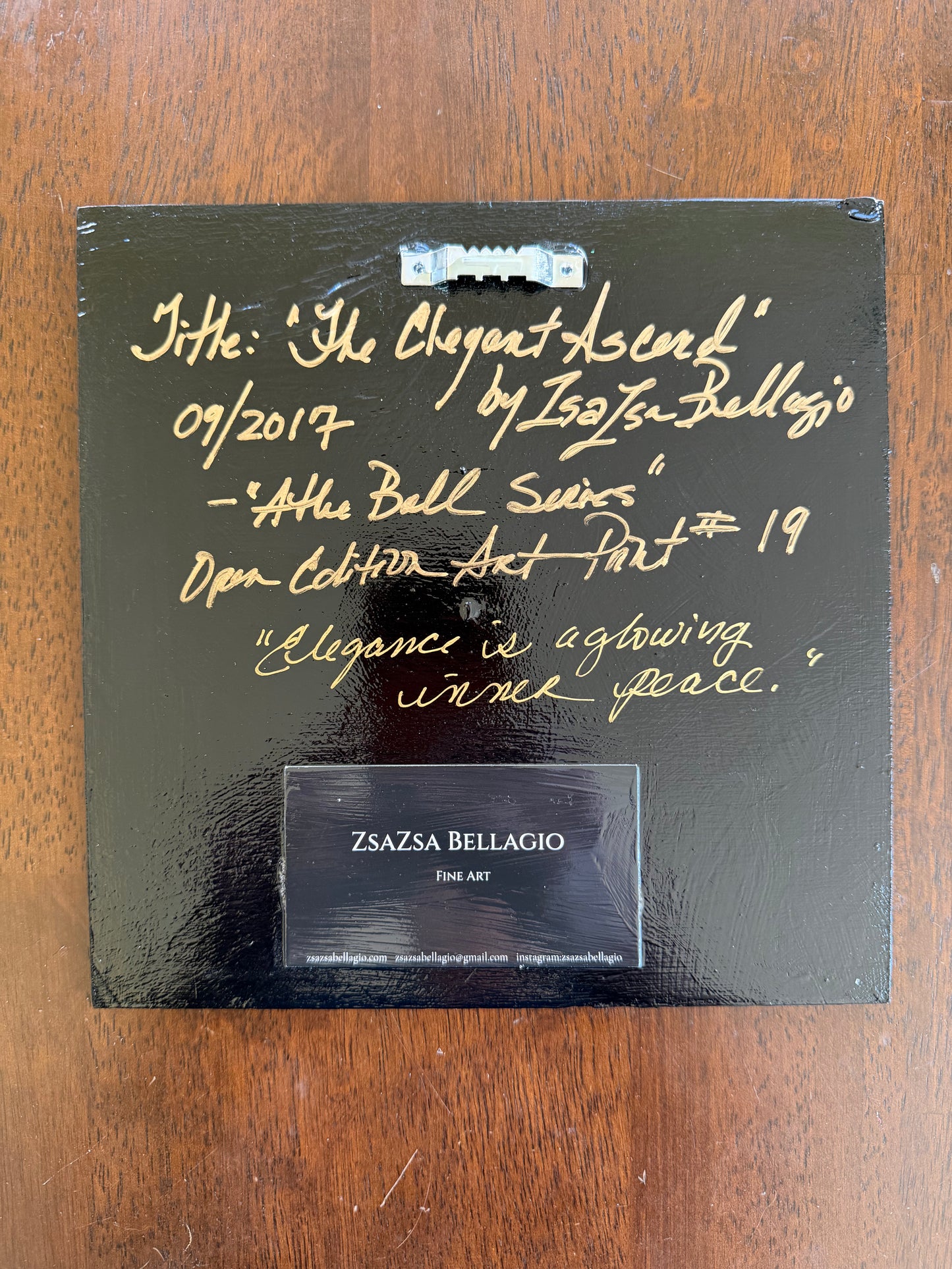 One of a Kind Handcraft Art Print - The Elegant Ascend