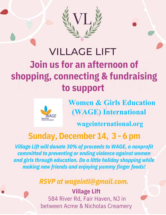 Shopping Fundraiser for WAGE International