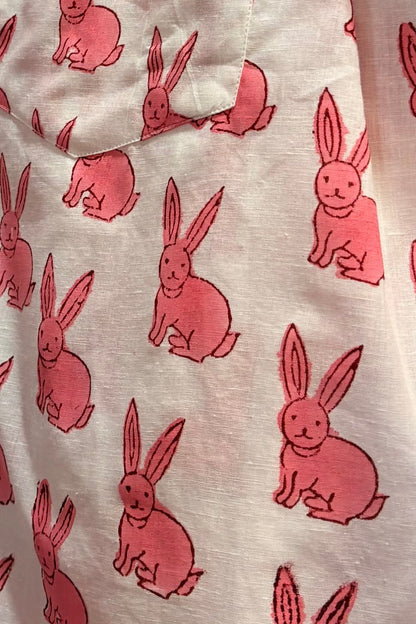 Ivy Short Set - Pink Bunny