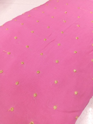 Chloe Mini Tiered Skirt - Pink w/ Gold Dots
