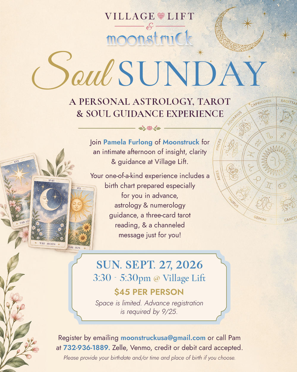 9/27 • Soul Sunday with Moonstruck • 3:30pm - 5:30pm
