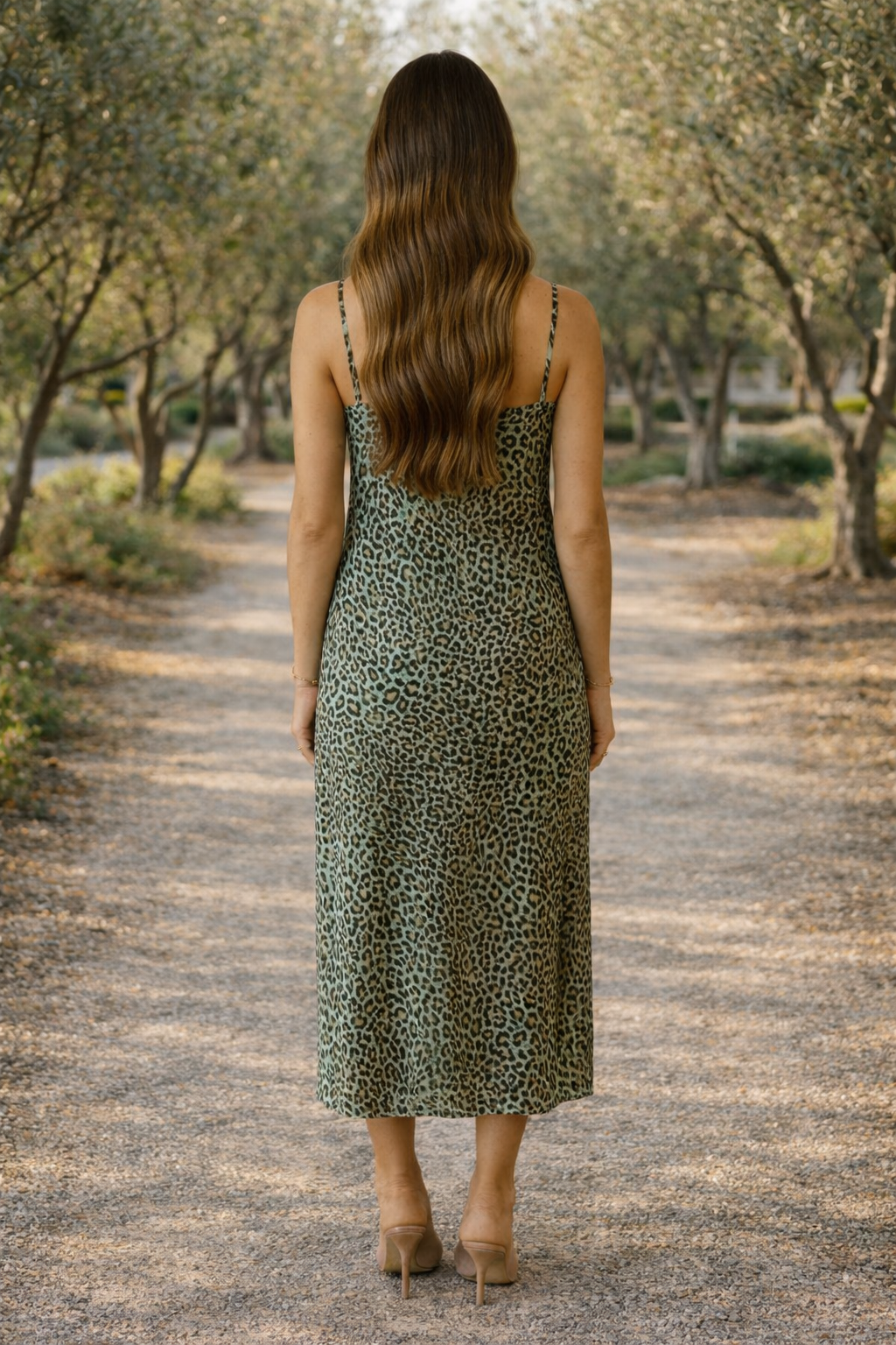 Slip Dress - Leopard Print