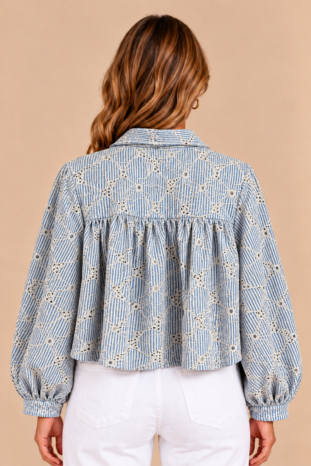 Ally - Cropped Button Down